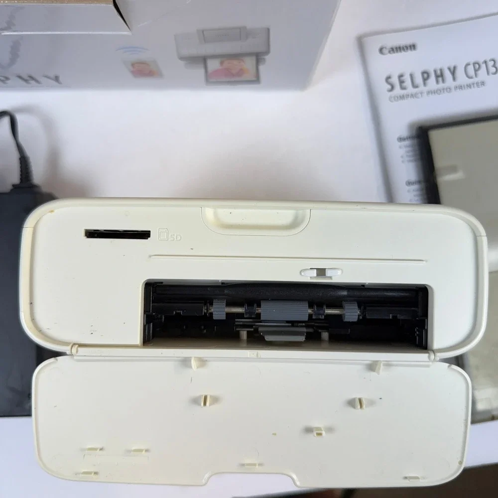 Canon SELPHY CP1300 Wireless Compact Photo Printer White for Parts Repair C-10